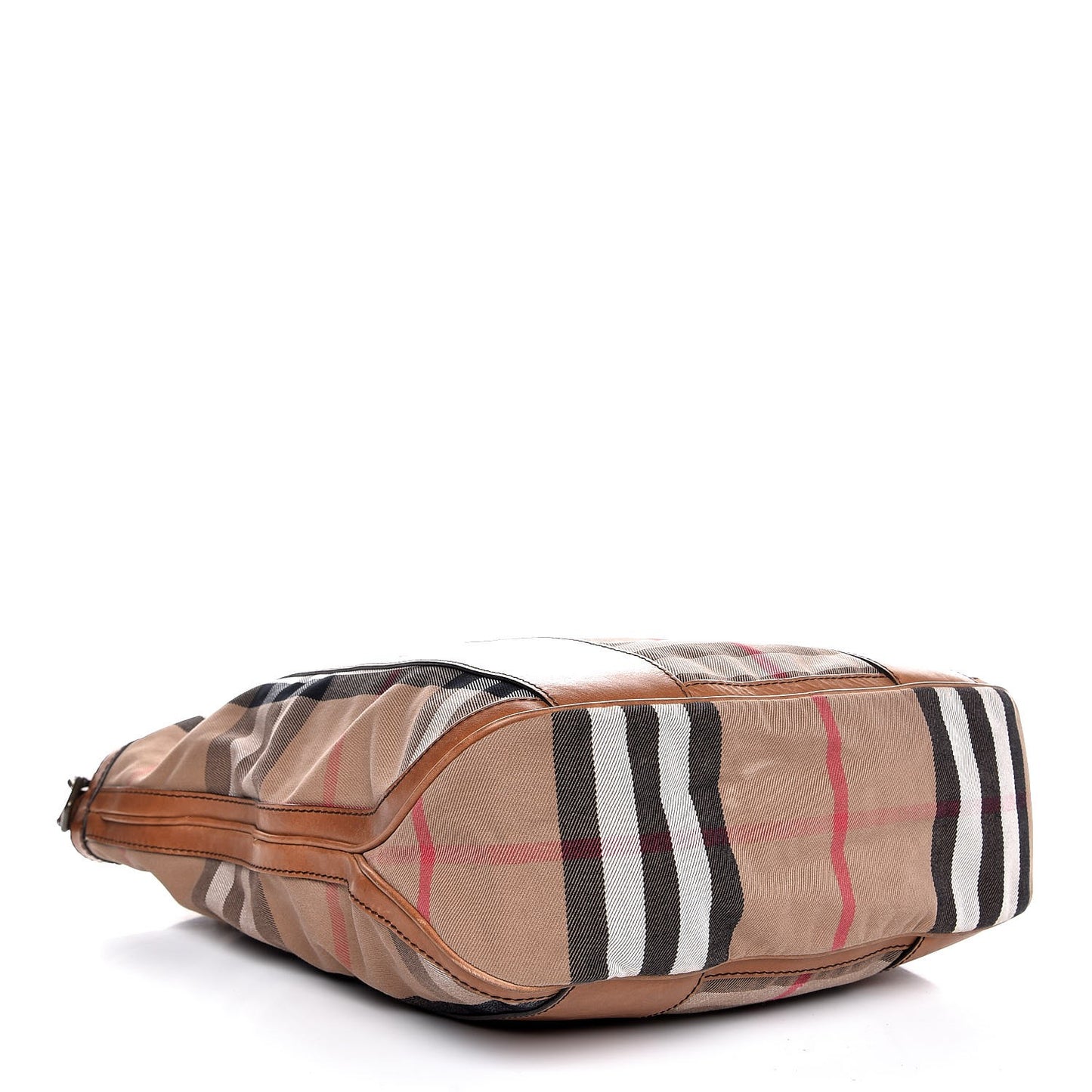 House Check Large Tote Brown