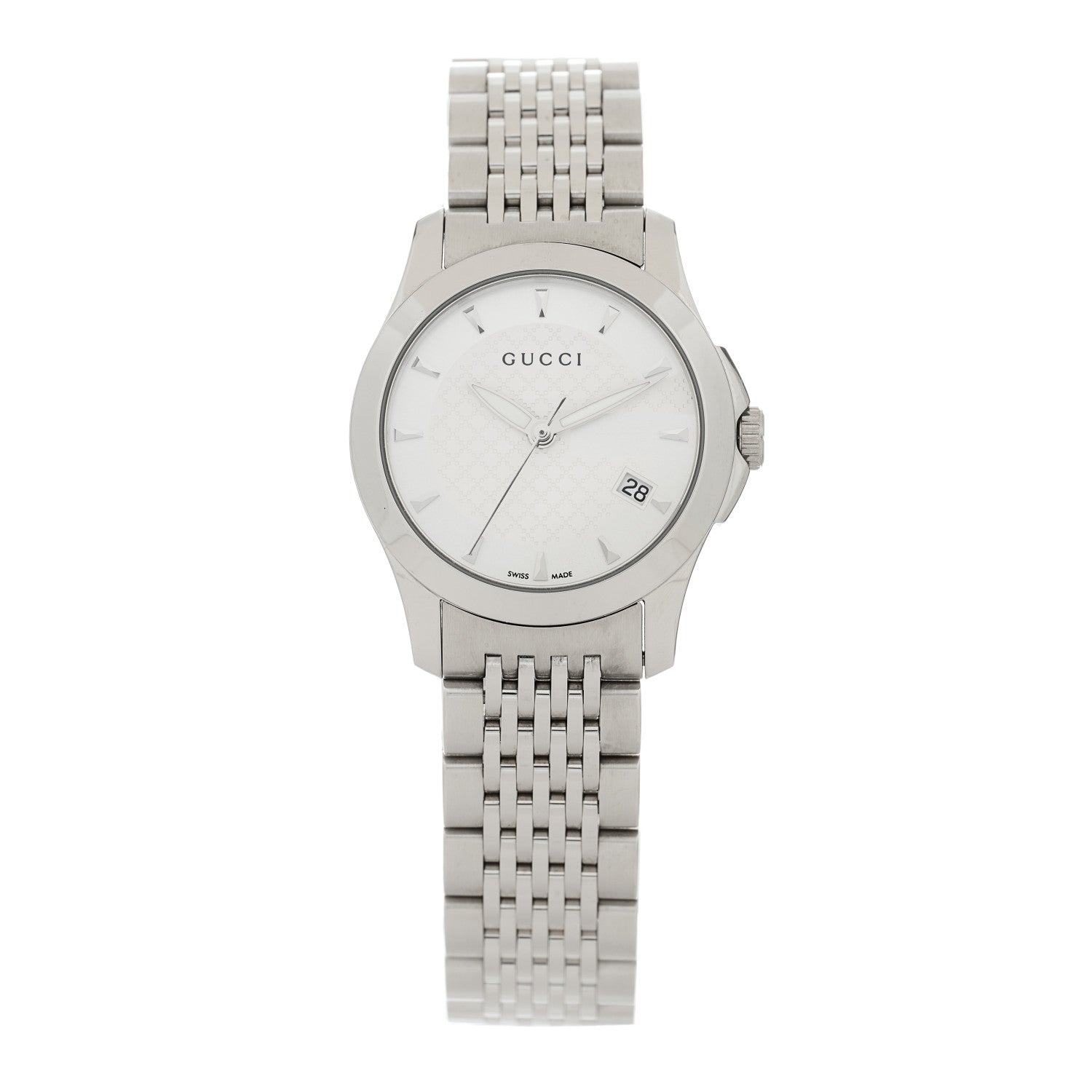Gucci Stainless Steel 27mm G-Timeless Quartz Watch 1 of 5