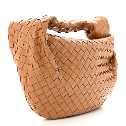 Bottega Veneta Nappa Intrecciato Teen Jodie Hobo Caramel 3 of 11