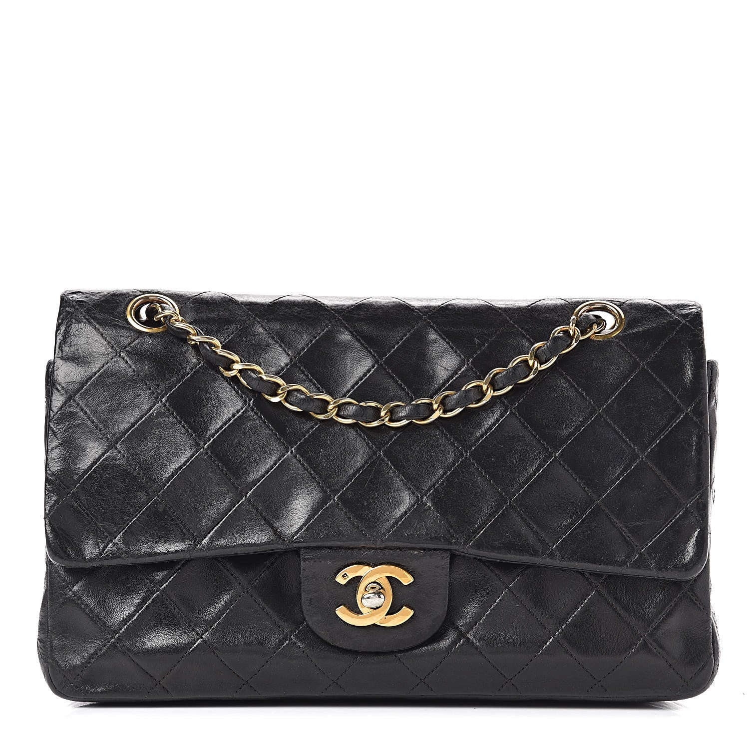 Chanel Lambskin Medium Single Flap Black 1 of 28