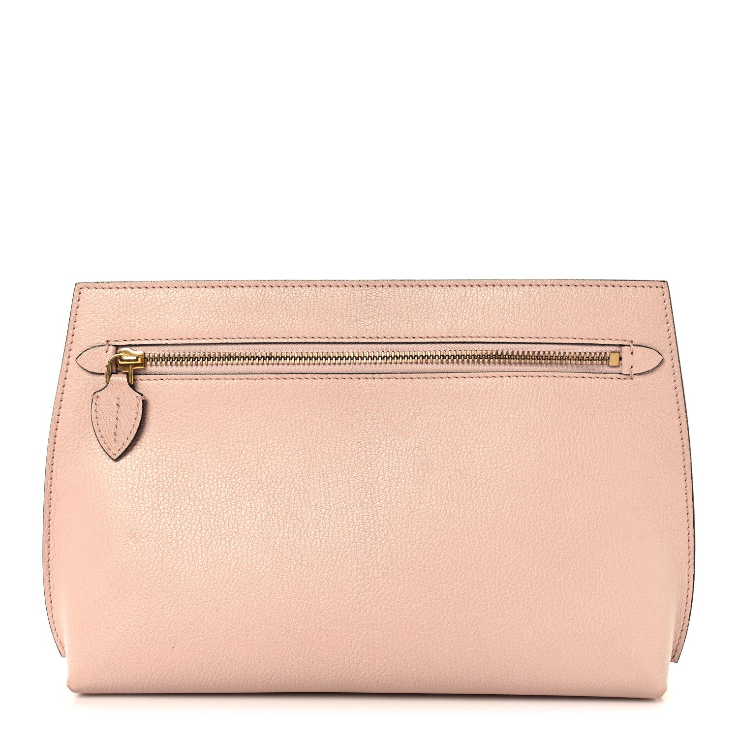 Burberry Grainy Calfskin Wristlet Clutch Ash Rose 1 of 7