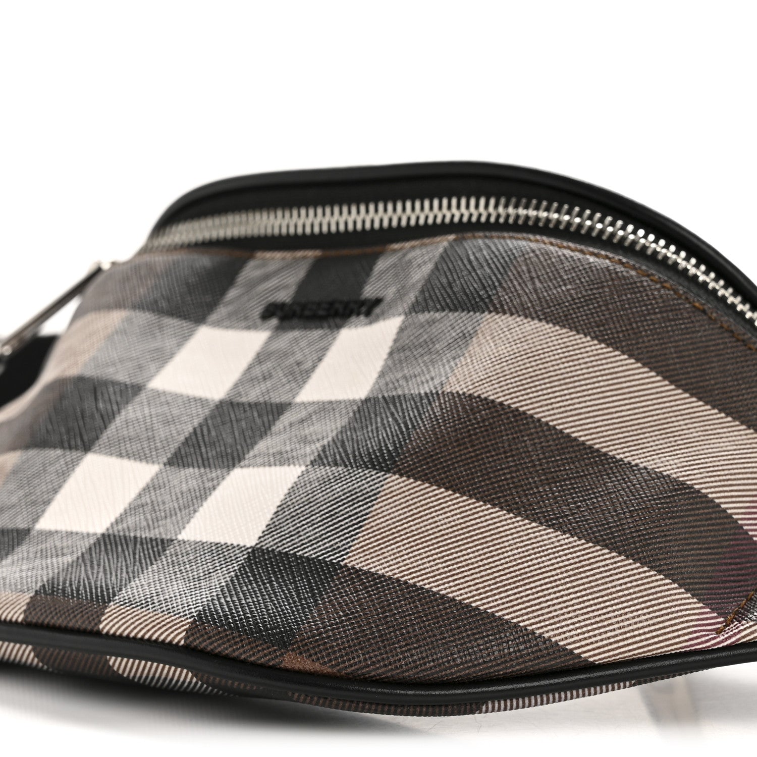 Burberry E-canvas Check Cason Bum Bag Dark Birch Brown 11 of 13