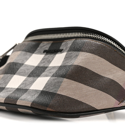 Burberry E-canvas Check Cason Bum Bag Dark Birch Brown 11 of 13