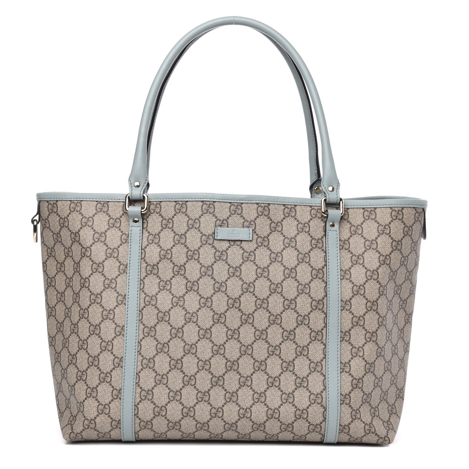 Gucci GG Plus Monogram Medium Joy Tote Light Blue 1 of 13