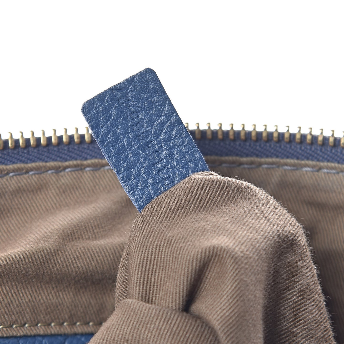 Calfskin Medium Marcie Satchel Royal Navy