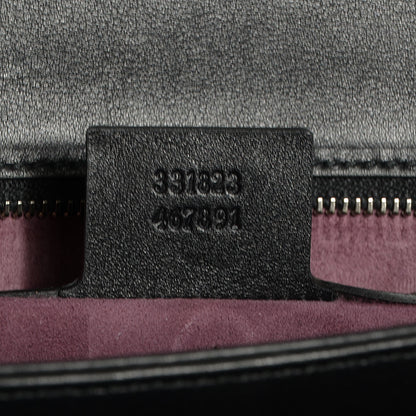 Gucci Python Small Lady Lock Briefcase Clutch Black 8 of 9