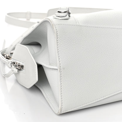 Balenciaga Grained Calfskin Neo Classic Silver Hardware S City White 7 of 8