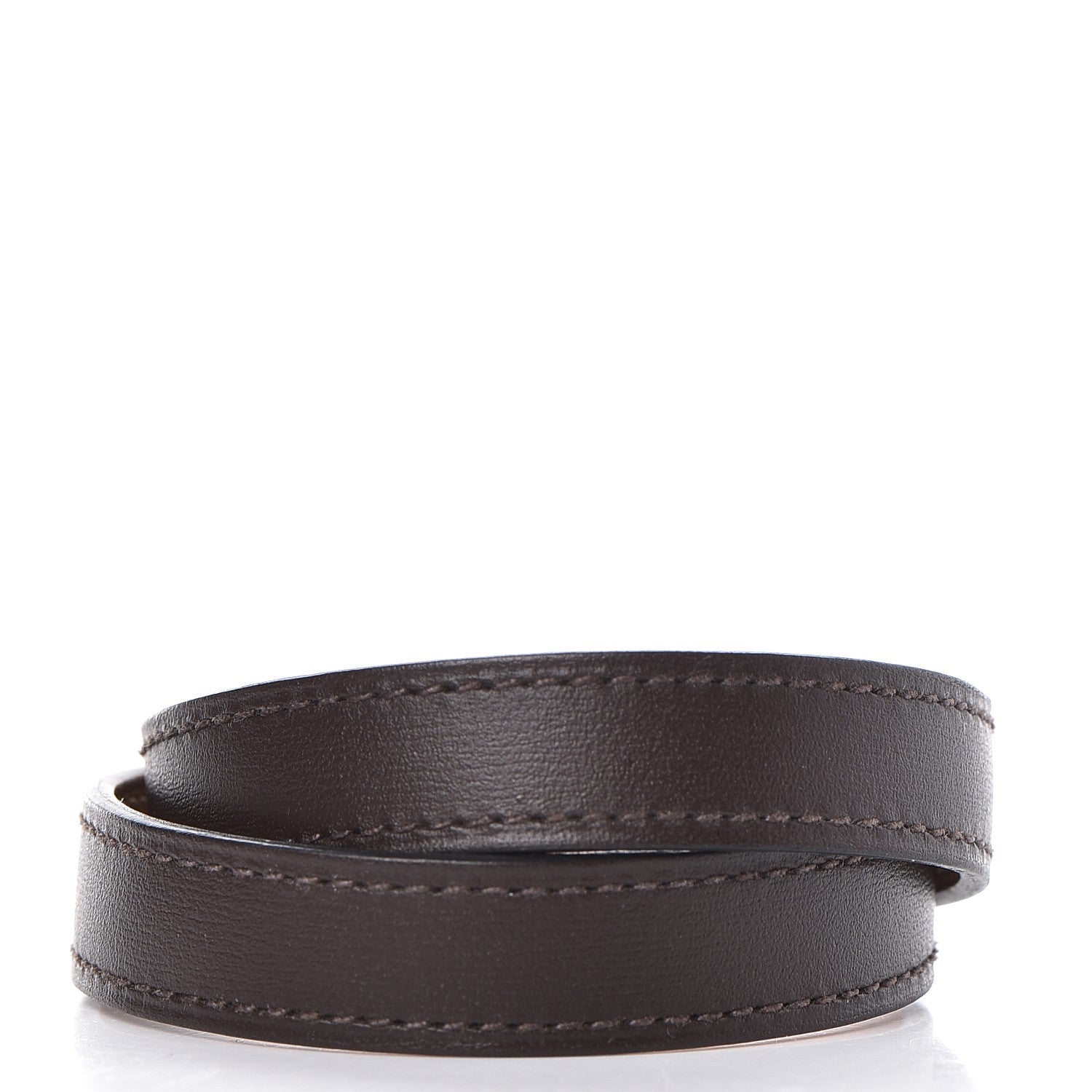 Hermes Swift Kelly Double Tour Bracelet M Chocolate 3 of 7
