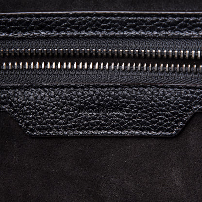 Celine Drummed Calfskin Mini Luggage Black 9 of 11