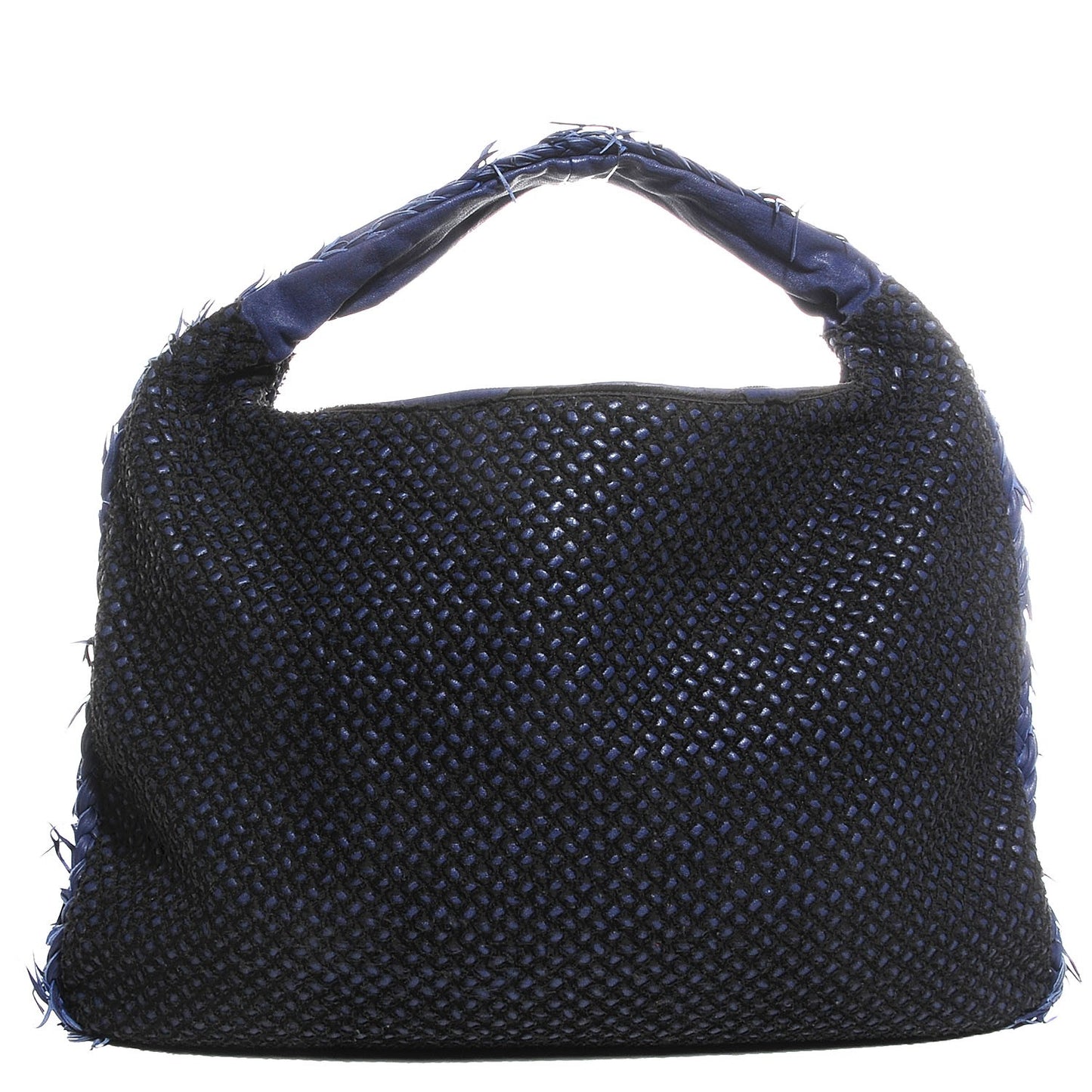 Nappa Silk Mini Ponza Devore Fuzzy Maxi Hobo Indigo