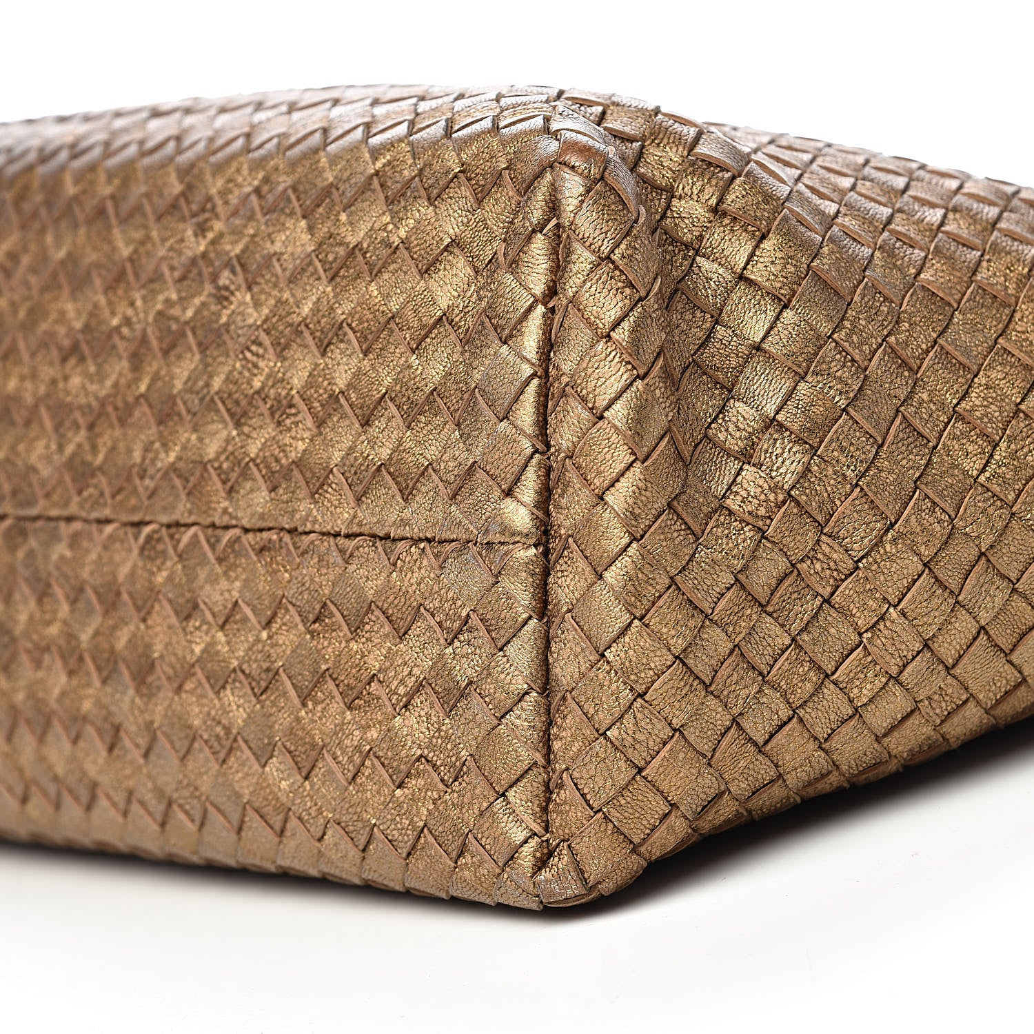 Bottega Veneta Chevre Intrecciato Intrecciato Mini Cabat Ottone 11 of 13