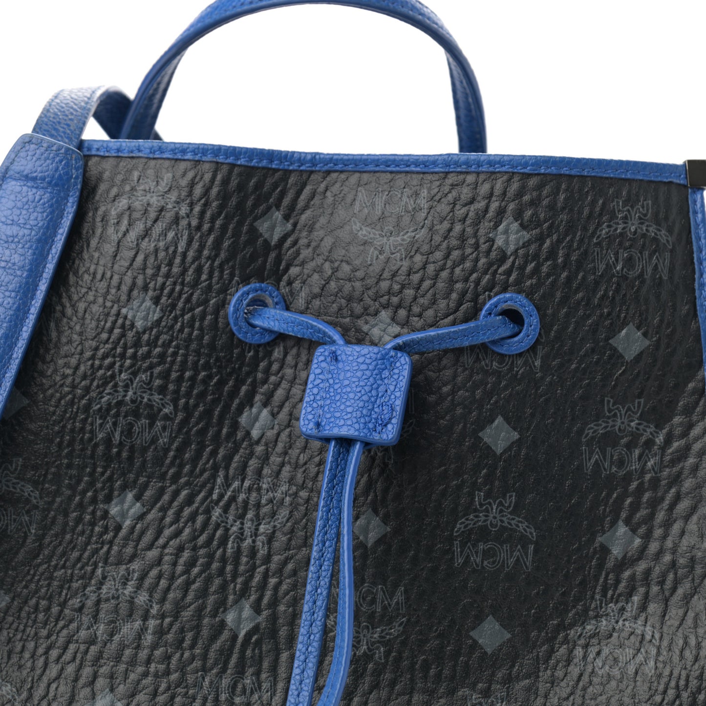 Visetos Kira Drawstring Bag Black Blue