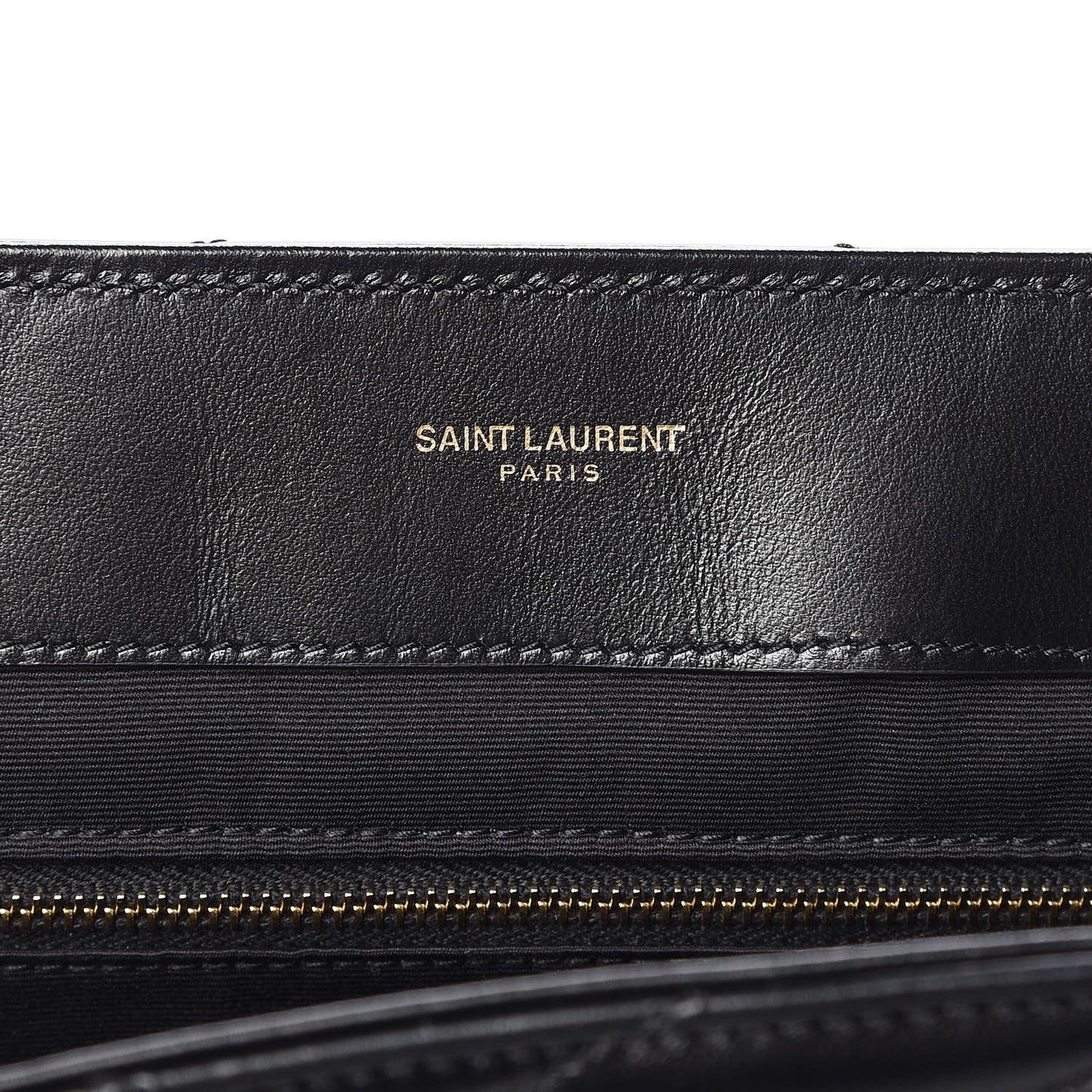 Calfskin Y Quilted Monogram Large Loulou Chain Satchel Black