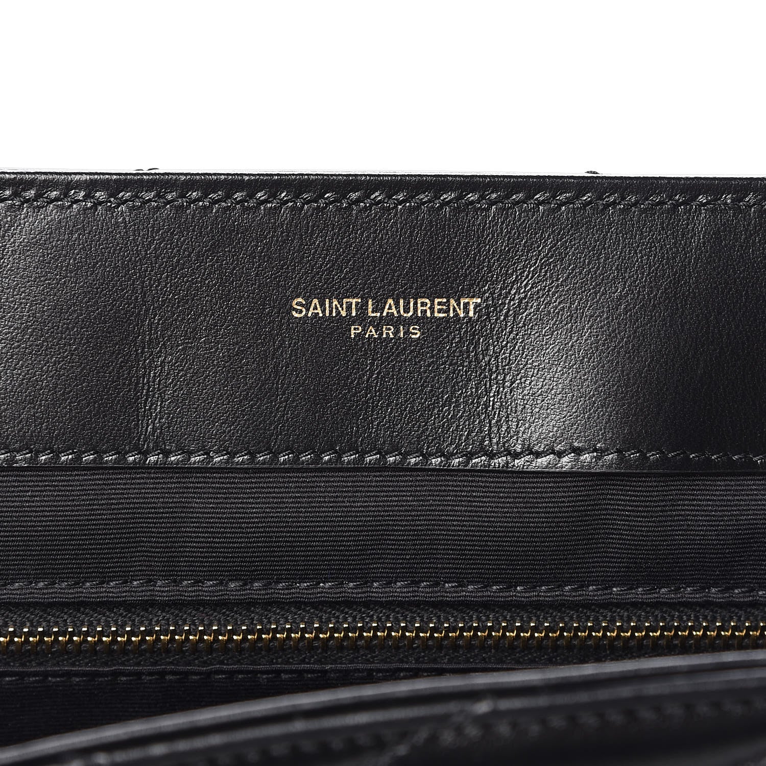 Saint Laurent Calfskin Y Quilted Monogram Large Loulou Chain Satchel Black 7 of 11