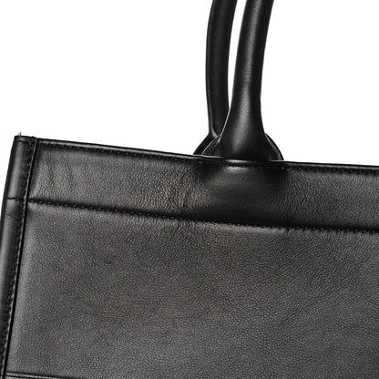 Christian Dior Calfskin Embossed Medium Book Tote Black 11 of 13