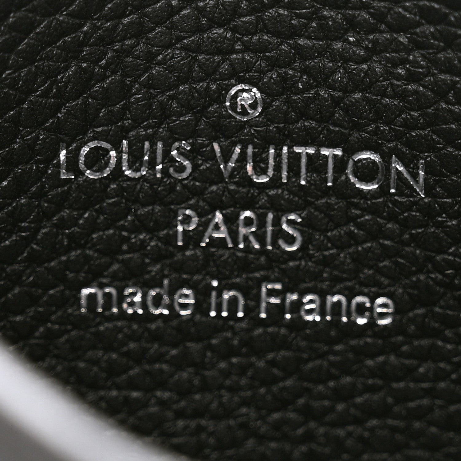 Louis Vuitton Calfskin Lockme Card Holder Black 6 of 7