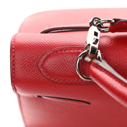 Hermes Epsom Kelly Sellier 32 Rouge Casaque 10 of 29