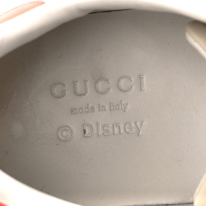 Gucci X DISNEY Miro Soft Calfskin Mickey Mouse Print Womens Ace Sneakers 35.5 Ivory Deep Orange 8 of 9