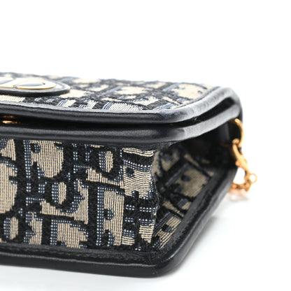 Christian Dior Oblique Nano 30 Montaigne Pouch Blue 9 of 10