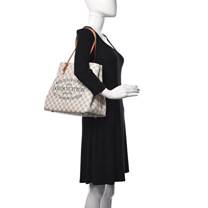Louis Vuitton Damier Azur Cabas Adventure MM 2 of 9