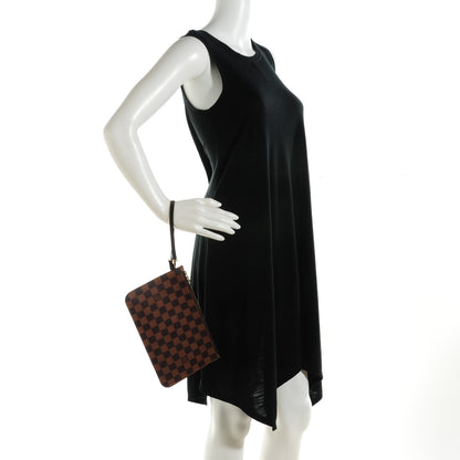 Louis Vuitton Damier Ebene Neverfull MM GM Pochette 2 of 9