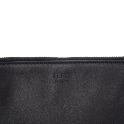 Fendi Vitello Century Opaco F is Fendi Bi-Color Triplette Pouch Set Black 6 of 10