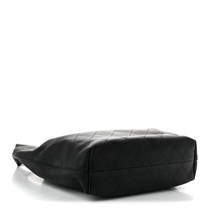 Chanel Calfskin Quilted Maxi Hobo Black 4 of 11