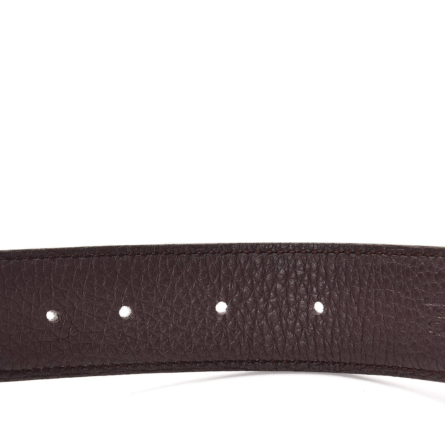 Hermes Box Togo 32mm H Belt 95 Black Chocolate 6 of 7
