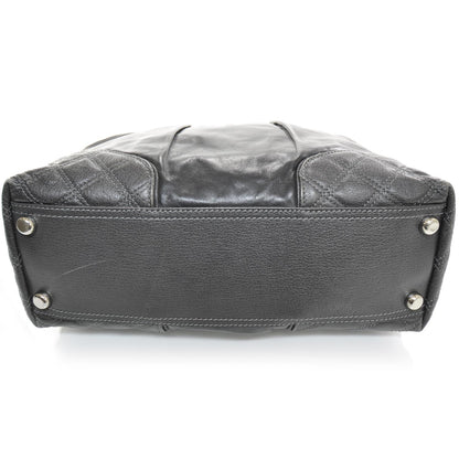 Marc Jacobs Leather Mixed Quilted Dash Tote Black 4 of 5