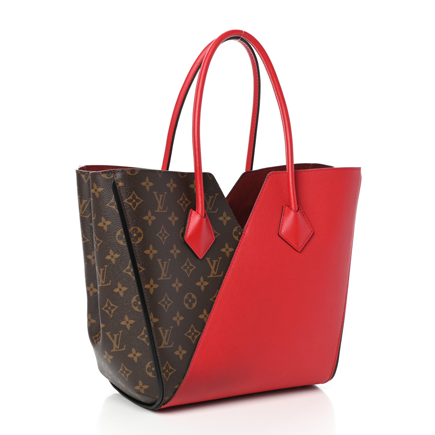 Louis Vuitton Calfskin Monogram Kimono Tote Cherry 3 of 9