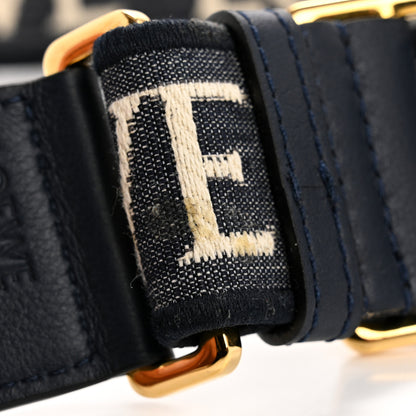 Loewe Calfskin Jacquard Anagram Strap Deep Navy 8 of 9