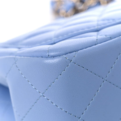 Chanel Lambskin Quilted Mini Square Flap Blue 9 of 11