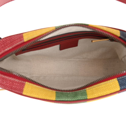 Gucci Canvas Marley Stripe Script Logo Gucci 100 Belt Bag 80 32 Multicolor 5 of 10