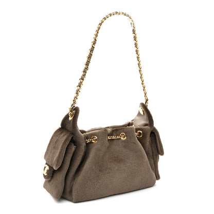 Chanel Pony Hair Mini Chanel 25 Handbag Dark Khaki 3 of 11