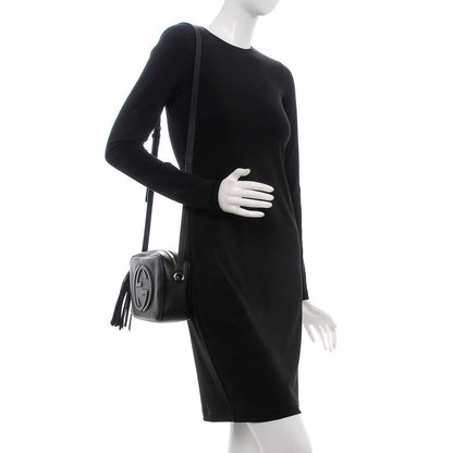 Gucci Pebbled Calfskin Small Soho Disco Bag Black 2 of 7