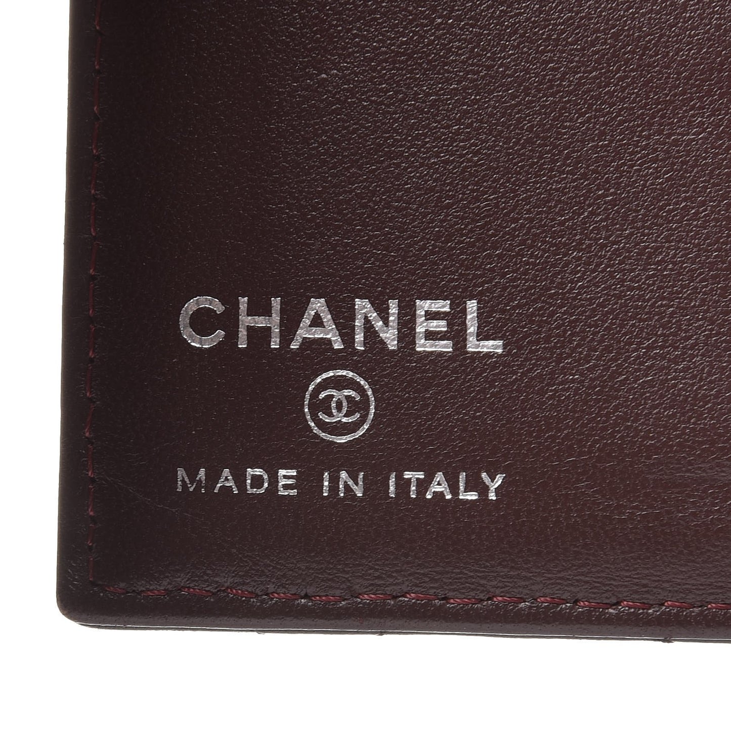 Lambskin Quilted Card Holder Wallet Black