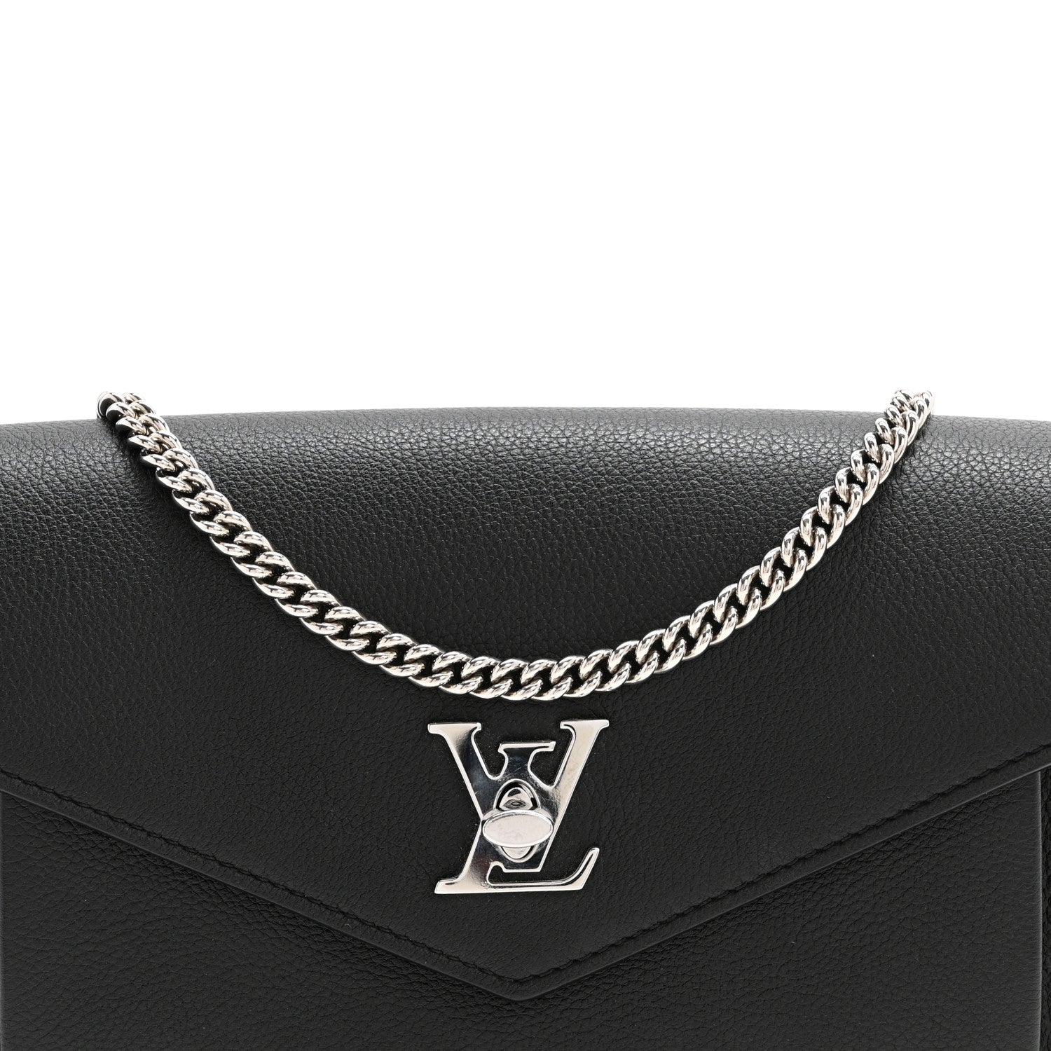 Louis Vuitton Soft Calfskin My Lockme Pochette Black 8 of 14