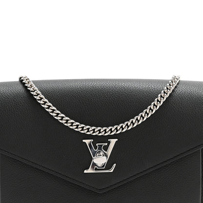 Louis Vuitton Soft Calfskin My Lockme Pochette Black 8 of 14