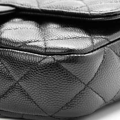 Chanel Caviar Quilted Flap Phone Holder With Chain Black 12 of 13