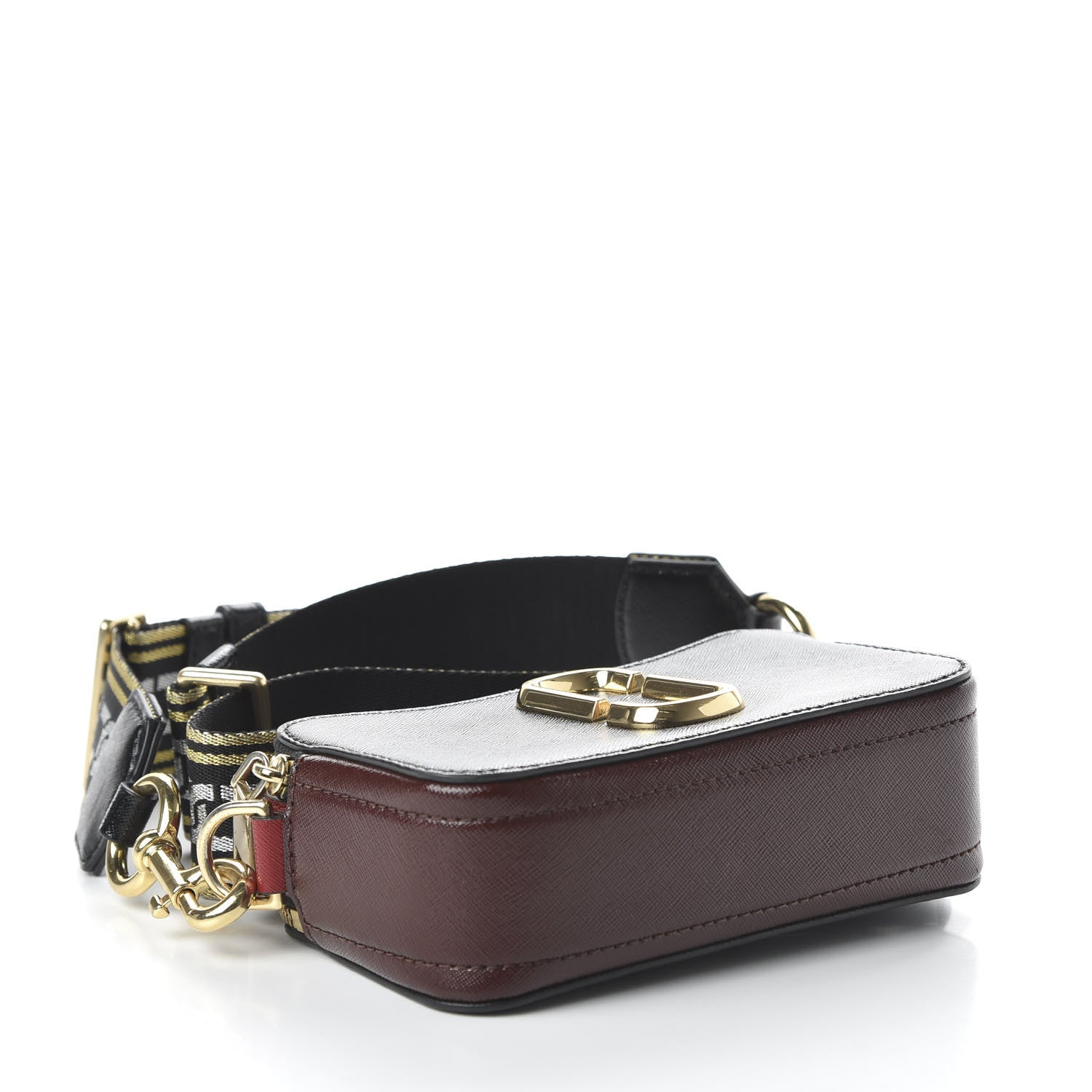 Marc Jacobs Saffiano Small Snapshot Camera Bag Black Multi 4 of 9