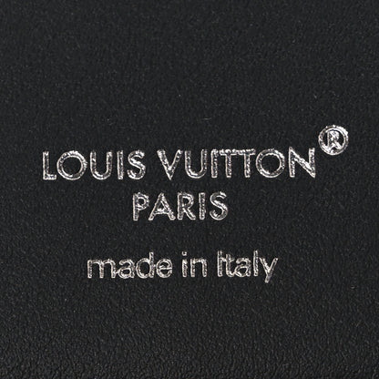 Louis Vuitton Monogram Macassar Magnetic Card Holder Black 5 of 7