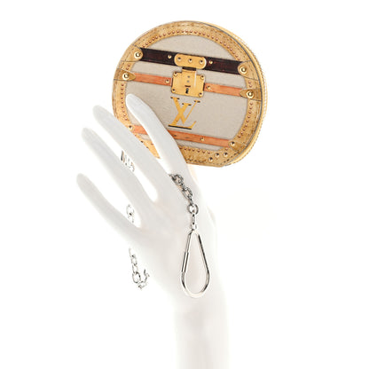 Louis Vuitton Transformed Monogram Time Trunks Micro Boite Chapeau Coin Purse Beige 2 of 8