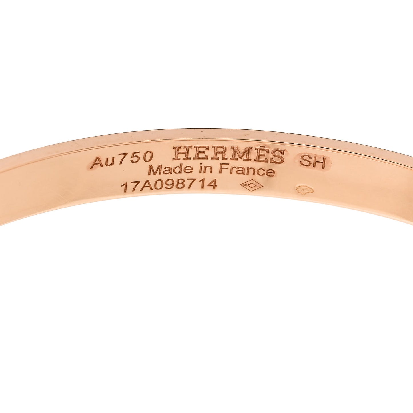18K Rose Gold Diamond PM Kelly Bracelet SH