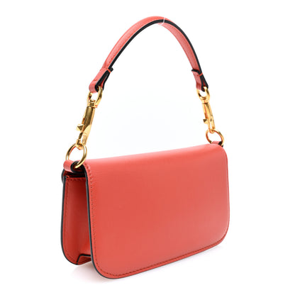 Valentino Garavani Calfskin Vlogo Small Loco Shoulder Bag Amber 3 of 9