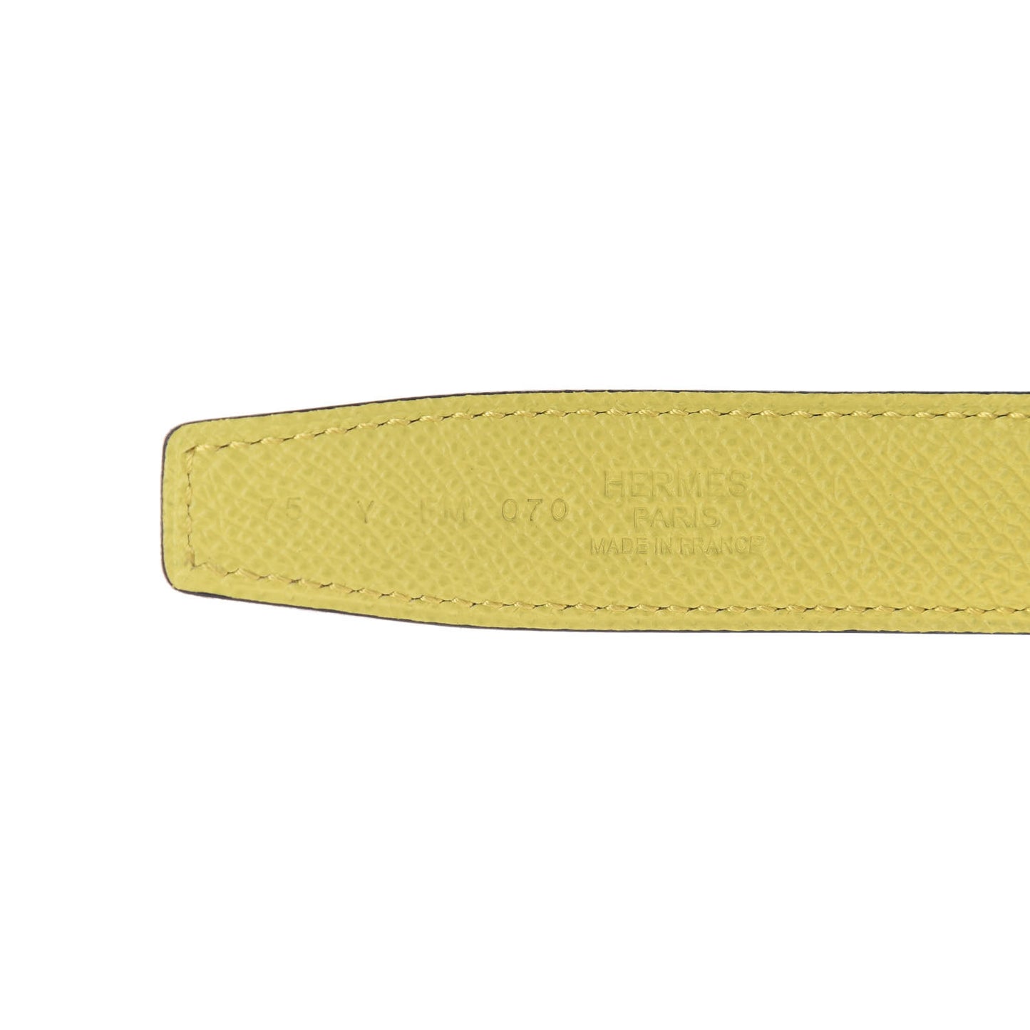 Swift Epsom 24mm Mini Constance H Belt 75 Sesame Lime