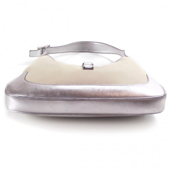 Canvas Jackie O Hobo White