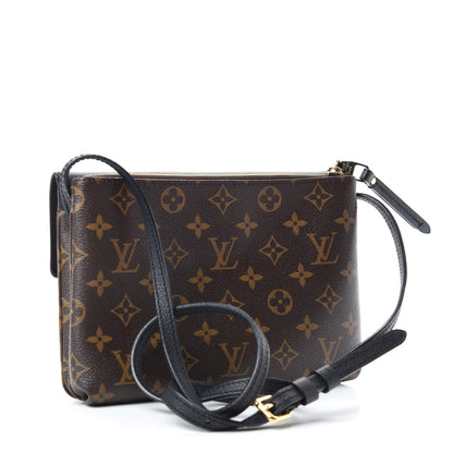 Louis Vuitton Monogram Twice Pochette Black 3 of 11