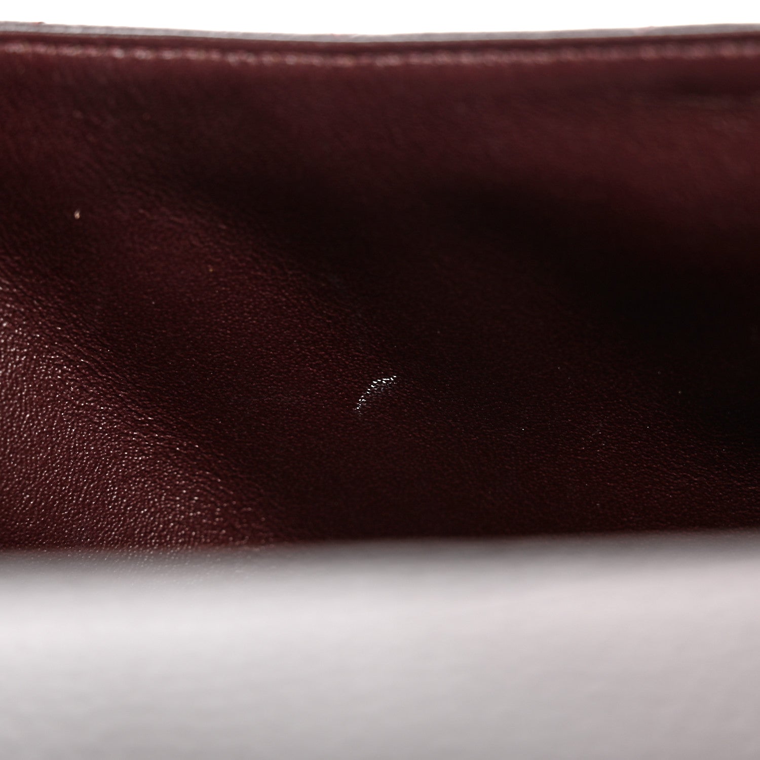 Chanel Caviar Quilted Clutch With Chain Flap Burgundy 13 of 13