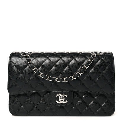 Chanel Caviar Quilted Medium Double Flap Black 1 of 11