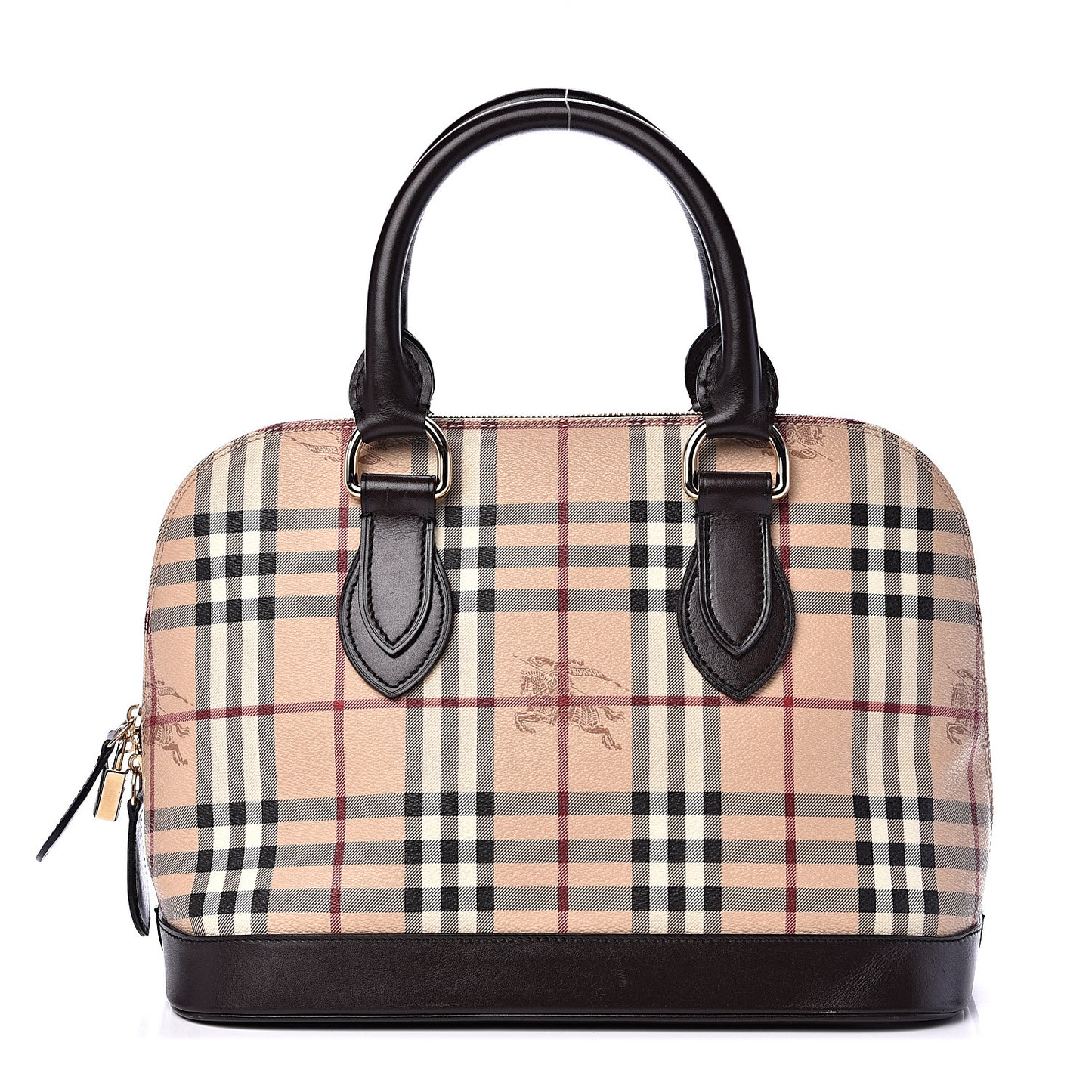 Haymarket Check Tote Chocolate